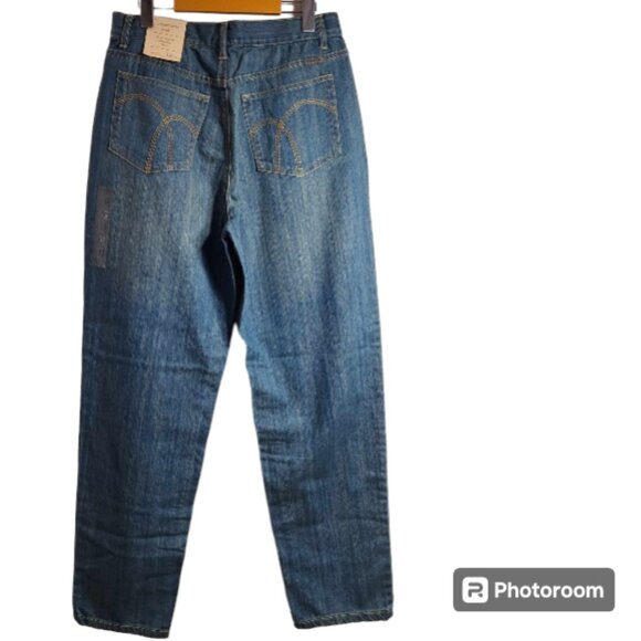 Liz Claiborne Ongoing Essentials Classic Blue Jeans Size 12 Long - Picture 3 of 12